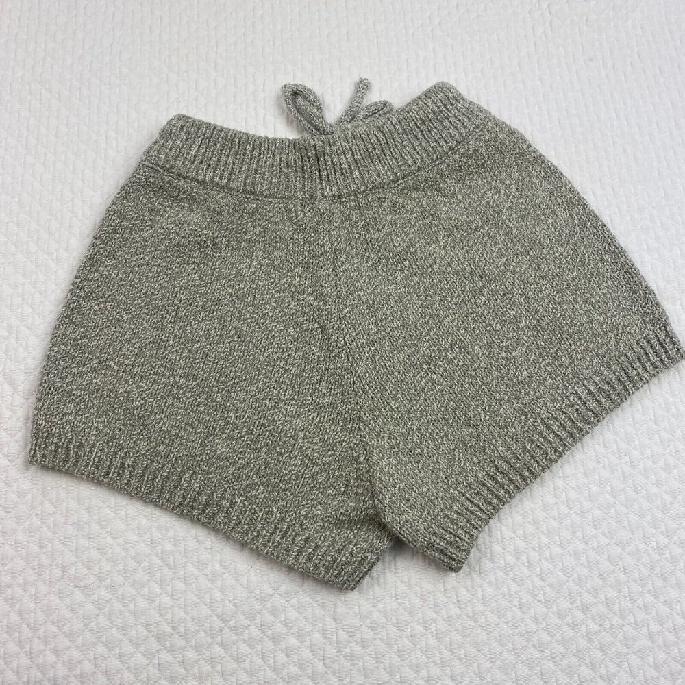 NWT Rylee + Cru Knit Shorts Girls Size 8 - 9 Y  Elastic Waist Heather Gray